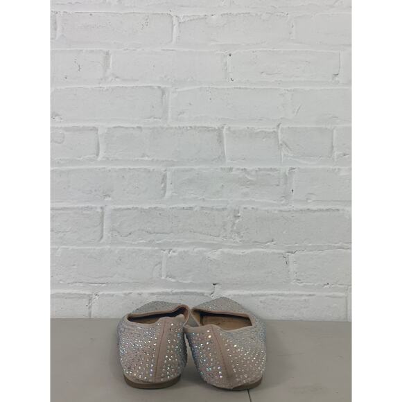 Big Buddha Champagne Embellished Rhinestone Ballet Flats Blush Pink Size US 8.5 - Picture 3 of 7